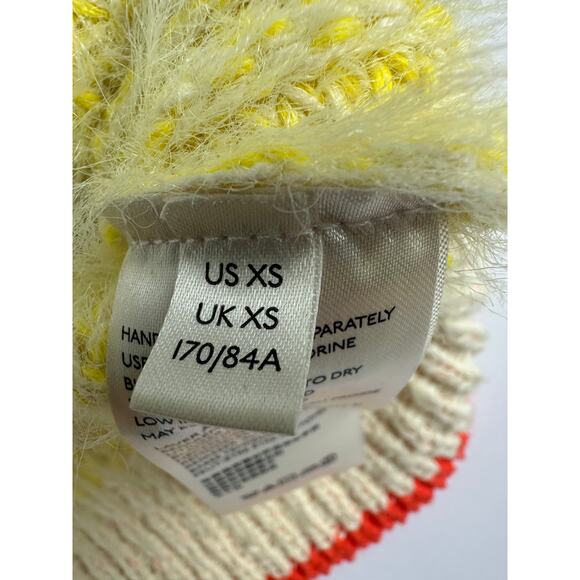 Free People Size XS Sunbrite Cotton Blend Sweater Cropped Oversized REVOLVE - Picture 13 of 16